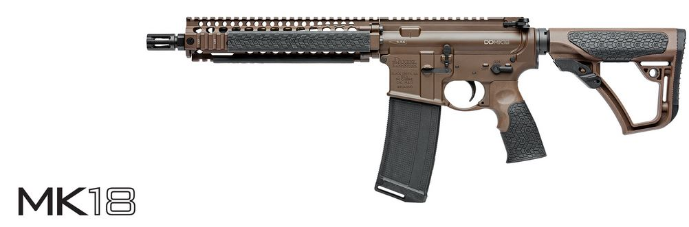 Featured DANIEL DEFENSE MK18, SHORT BARREL 10.3" 5.56mm NATO