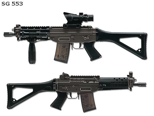 SIG 553-1 SB Black  10" .223 Rem. 1